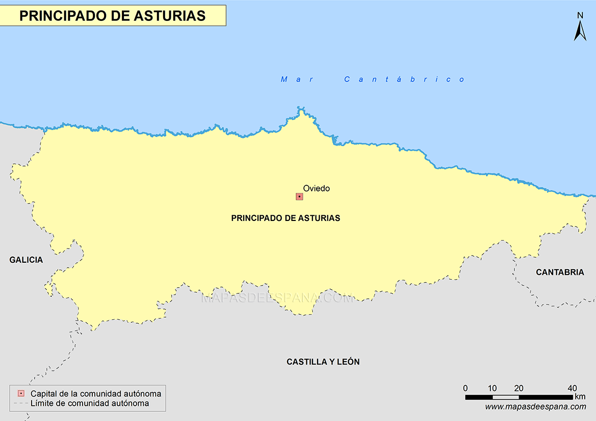 Cual es la capital de asturias